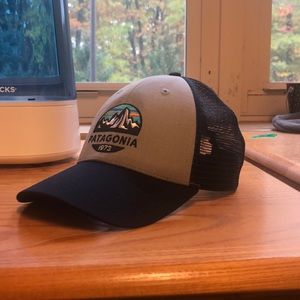 Navy and gray Patagonia hat